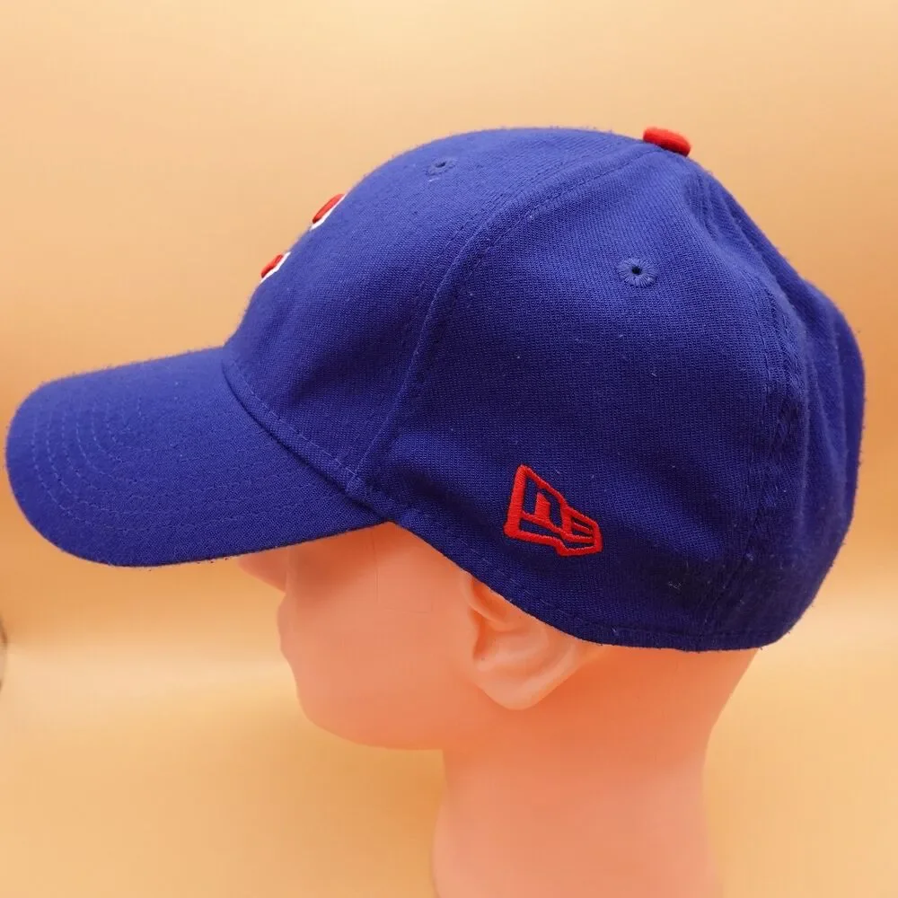 Chicago Cubs Hat Cap Fitted Mens Large Blue MLB Baseball Stretch New Era Cubs